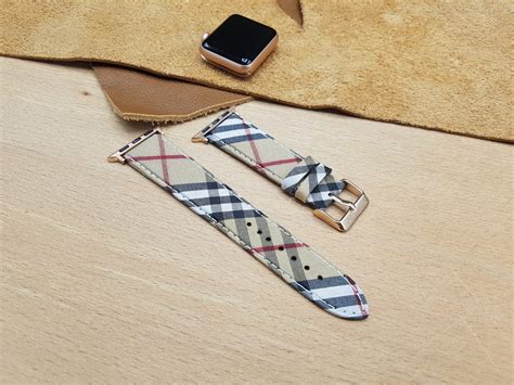 burberry watch wristband|authentic Burberry apple watch band.